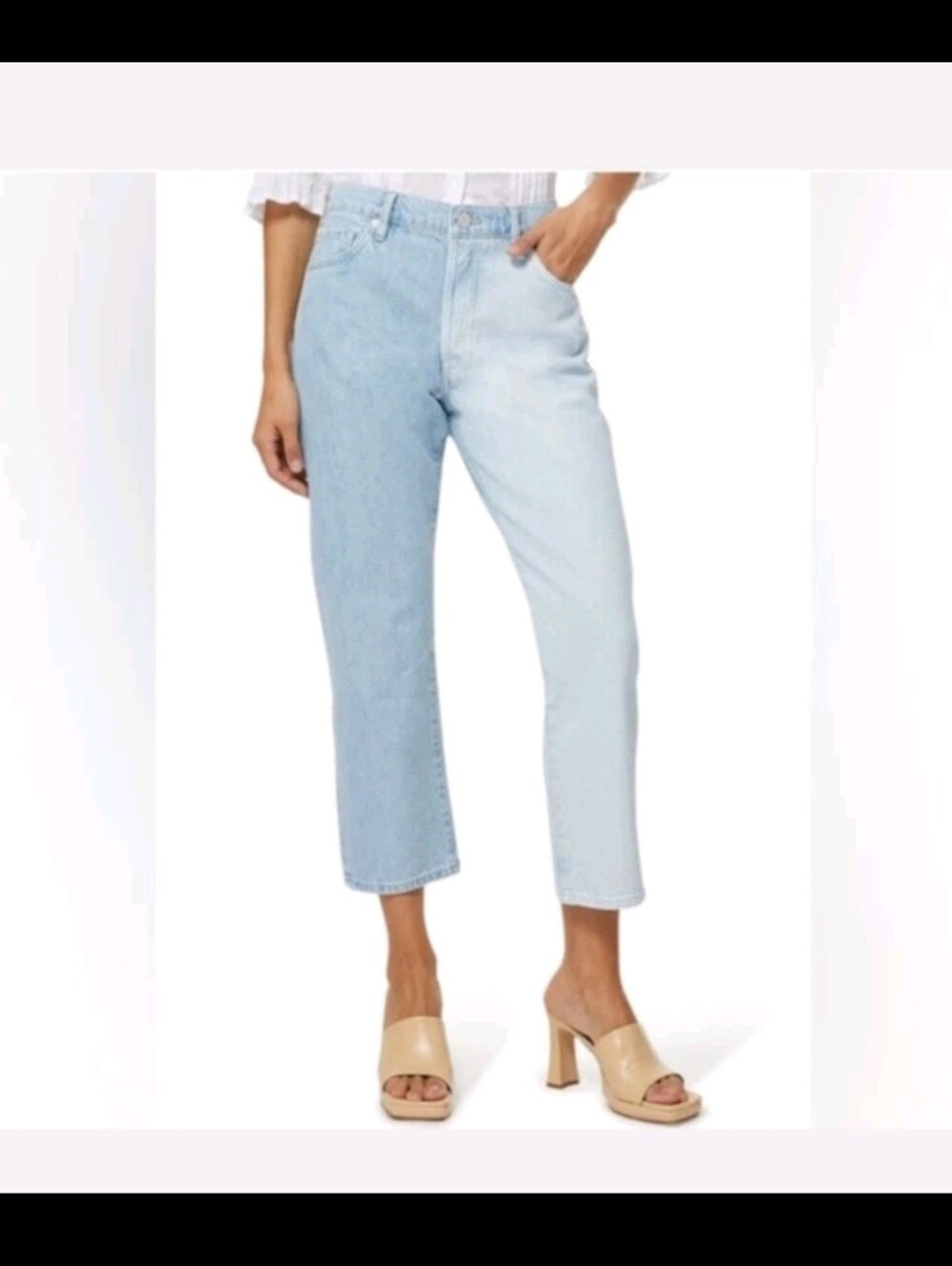 FRAME le slouch crop jeans
